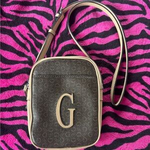 Guess Crossbody Bag in Brown and Tan